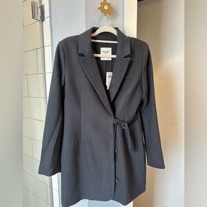 Abercrombie side-belt blazer mini dress.